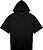Sweatshirt eco-responsável com capuz e ombros descaídos manga curta French Terry unissexo NS406 - imagem 1