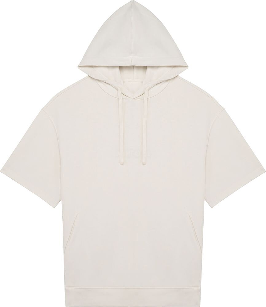 Sweatshirt eco-responsável com capuz e ombros descaídos manga curta French Terry unissexo NS406