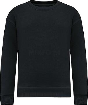 Sweatshirt eco-responsável decote redondo oversize de criança NS437