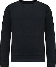 NS437 Sweatshirt eco-responsável decote redondo oversize de...
