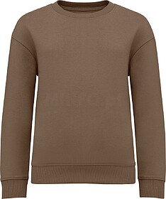 NS437 Sweatshirt eco-responsável decote redondo oversize de...
