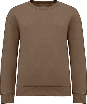 Sweatshirt eco-responsável decote redondo oversize de criança NS437