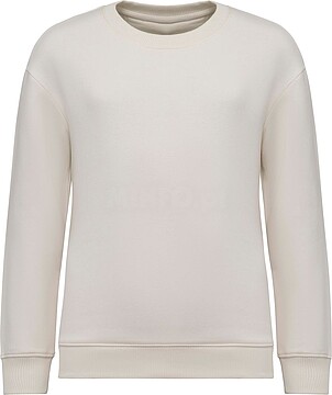 Sweatshirt eco-responsável decote redondo oversize de criança NS437