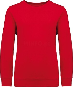 Sweatshirt decote redondo de criança K4038