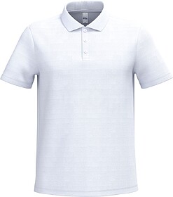 IB220 Polo piqué de homem tam: M cor: Ideal White : iDeal B...