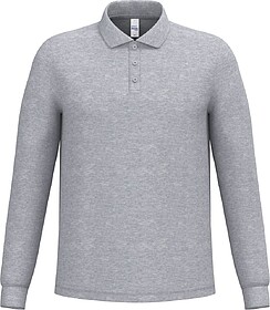 IB222A Polo piqué manga comprida de homem tam: S cor: Ideal...