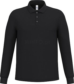 Polo piqué manga comprida de homem IB290