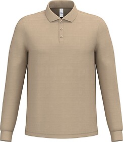 IB290CX Polo piqué manga comprida de homem tam: 3XL cor: Id...
