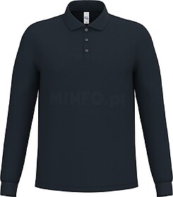 IB290CX Polo piqué manga comprida de homem tam: 3XL cor: Id...