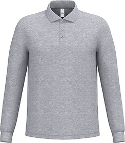 IB290AX Polo piqué manga comprida de homem tam: 4XL cor: Id...