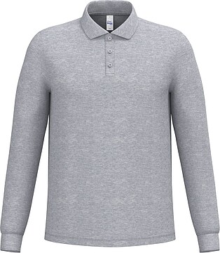Polo piqué manga comprida de homem IB290