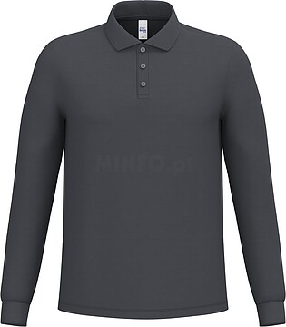 Polo piqué manga comprida de homem IB290