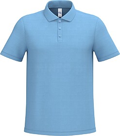 IB295C Polo piqué de homem tam: XS cor: Ideal Sky Blue : iD...