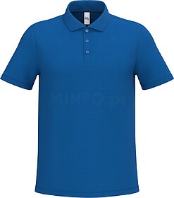 IB295C Polo piqué de homem tam: XS cor: Ideal Royal Blue : ...