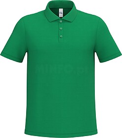 IB295C Polo piqué de homem tam: S cor: Ideal Kelly Green : ...