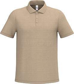 IB295C Polo piqué de homem tam: S cor: Ideal Sand : iDeal B...