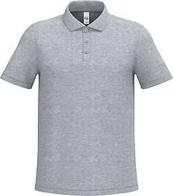 IB295A Polo piqué de homem tam: M cor: Ideal Oxford Grey : ...