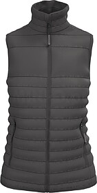 IB6173 Colete acolchoado de senhora tam: L cor: Dark Grey : ...