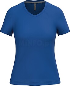 K381C T-shirt de senhora de manga curta e decote V tam: L co...
