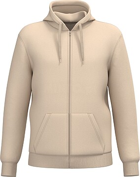 Sweatshirt reciclada com fecho e capuz unissexo K4042