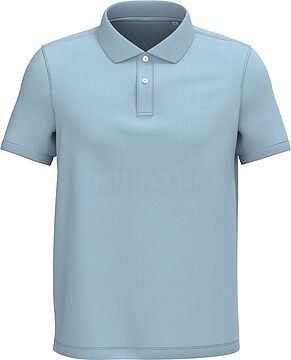 Polo eco-responsável em malha piqué de homem NS207