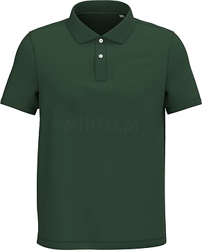 Polo eco-responsável em malha piqué de homem NS207