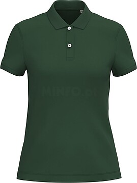 Polo eco-responsável em malha piqué de senhora NS208
