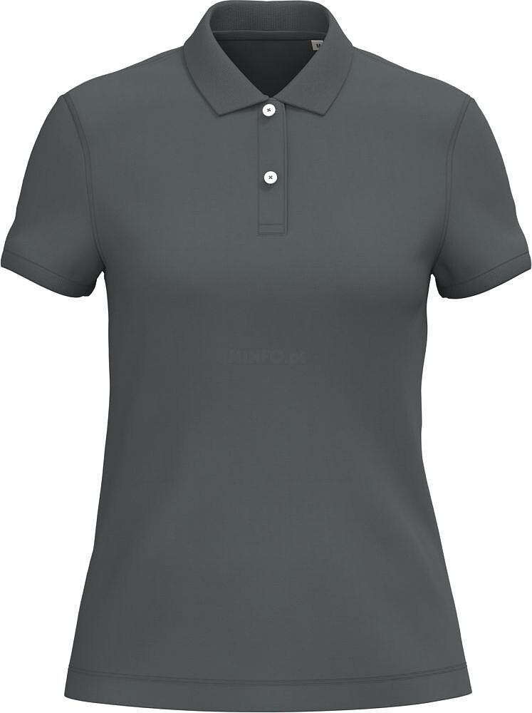 Polo eco-responsável em malha piqué de senhora NS208