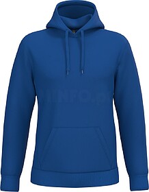K476 Sweatshirt de homem com capuz tam: XS cor: Royal Blue :...