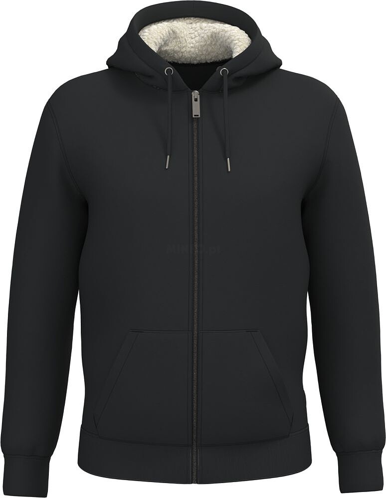 Casaco sweatshirt eco-responsável com forro em sherpa unissexo NS460
