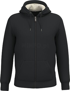 Casaco sweatshirt eco-responsável com forro em sherpa unissexo NS460