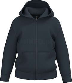 K4045 Sweatshirt reciclada com fecho e capuz criança tam: 8...