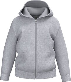 K4045 Sweatshirt reciclada com fecho e capuz criança tam: 1...