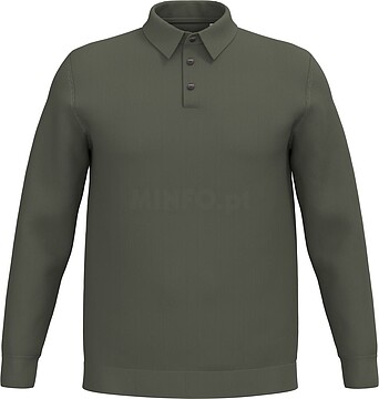 Polo eco-responsável manga comprida de homem SP204