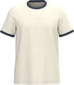 NS360 T-shirt ringer eco-responsável com contrastes e aspec...