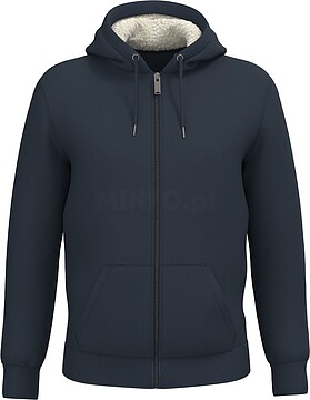 Casaco sweatshirt eco-responsável com forro em sherpa unissexo NS460
