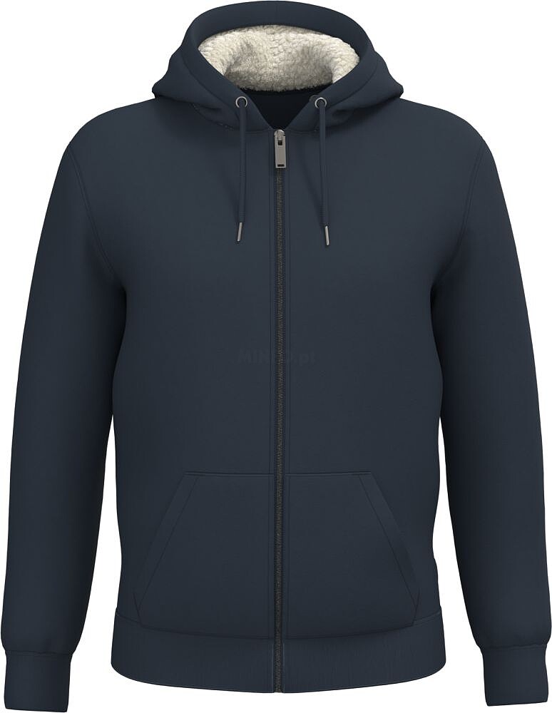 Casaco sweatshirt eco-responsável com forro em sherpa unissexo NS460