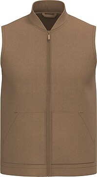 Colete forrado em sarja eco-responsável com gola Teddy unissexo NS623