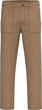 Calças utility eco-responsáveis com aspecto lavado de homem NS735