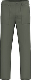 NS735 Calças utility eco-responsáveis com aspecto lavado d...