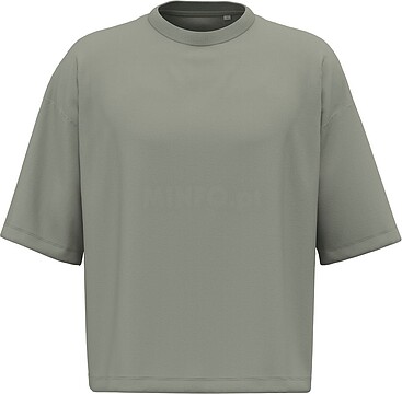 T-shirt eco-responsável boxy com ombros descaídos de homem NS348