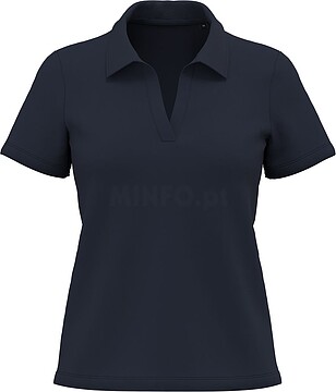 Polo gola em V Supima® de senhora PK205