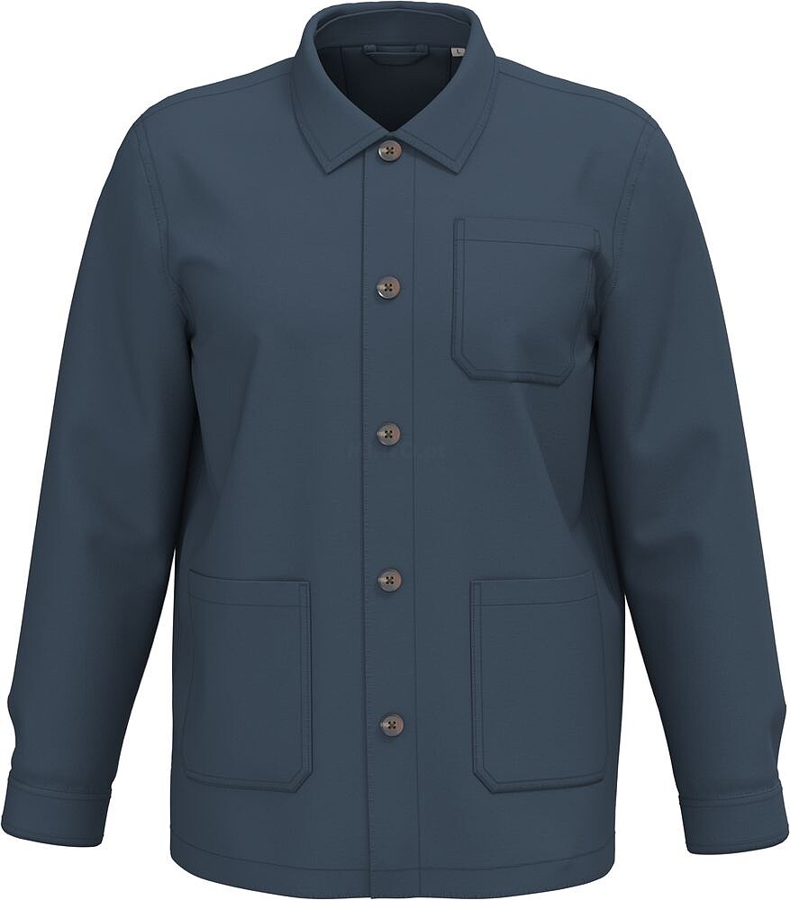Sobrecamisa worker ecológico com aspecto lavado de homem NS611