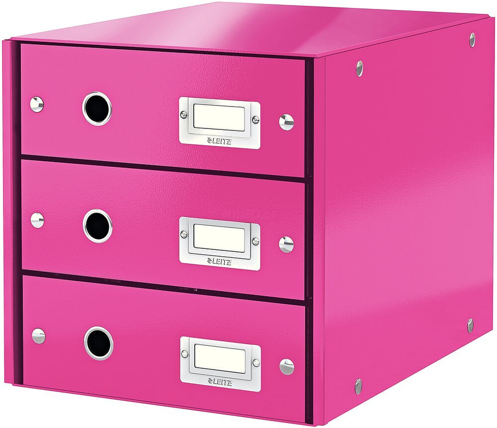 Bloco 3 gavetas (290x283x360mm) - NEW : Rosa es60480023
