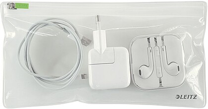 40070000 : SET 2 BOLSAS COM FECHO “ZPER” TAMANHO S CRISTAL