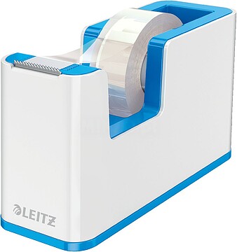 53641036: PORTA-ROLOS DE SECRETÁRIA LEITZ WOW DUAL PLÁSTICO PARA FITA DE 33 M AZUL METALIZADO