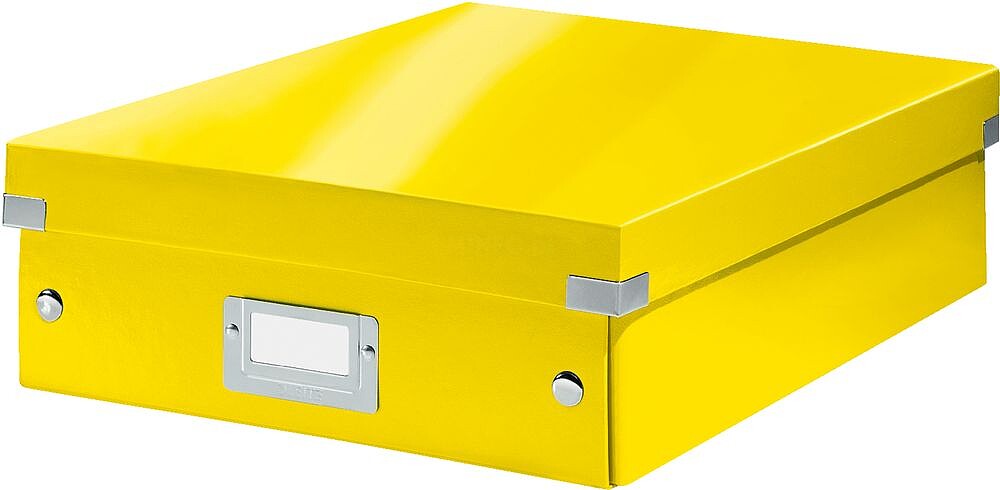 CAIXA ORGANIZADORA FORMADO MÉDIO (280X100X370 MM) Amarelo Limão 60580016