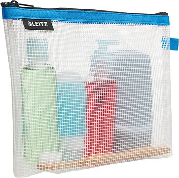 40140036 : BOLSA TRAVELLER TAMANHO COSMETICA Azul metalico