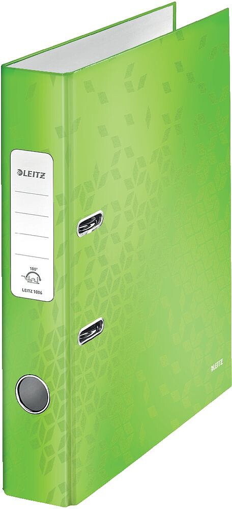 Pasta Arquivo Leitz Wow Din A4. Lom. 50 MM. Verde maçã 10060154