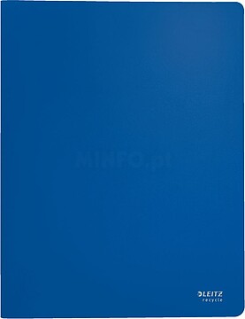 46770035 : CARPETA POLIPROPILENO CON 40 FUNDAS A4 RECYCLE AZUL LEITZ 46770035
